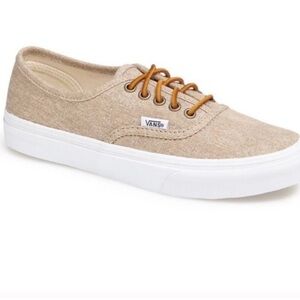 Vans Beige Canvas Shoes
